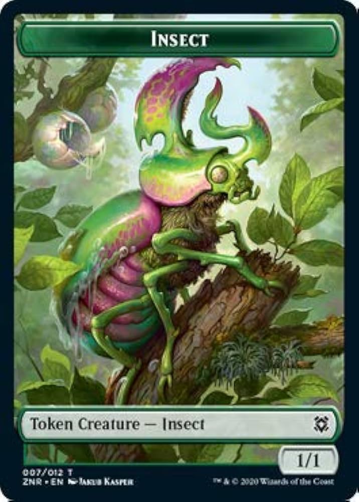昆虫 insect token minagishi jun mtg MTG JUN MINAGISHI RARE SQUIRREL TOKEN NM MAGIC THE GATHERING
